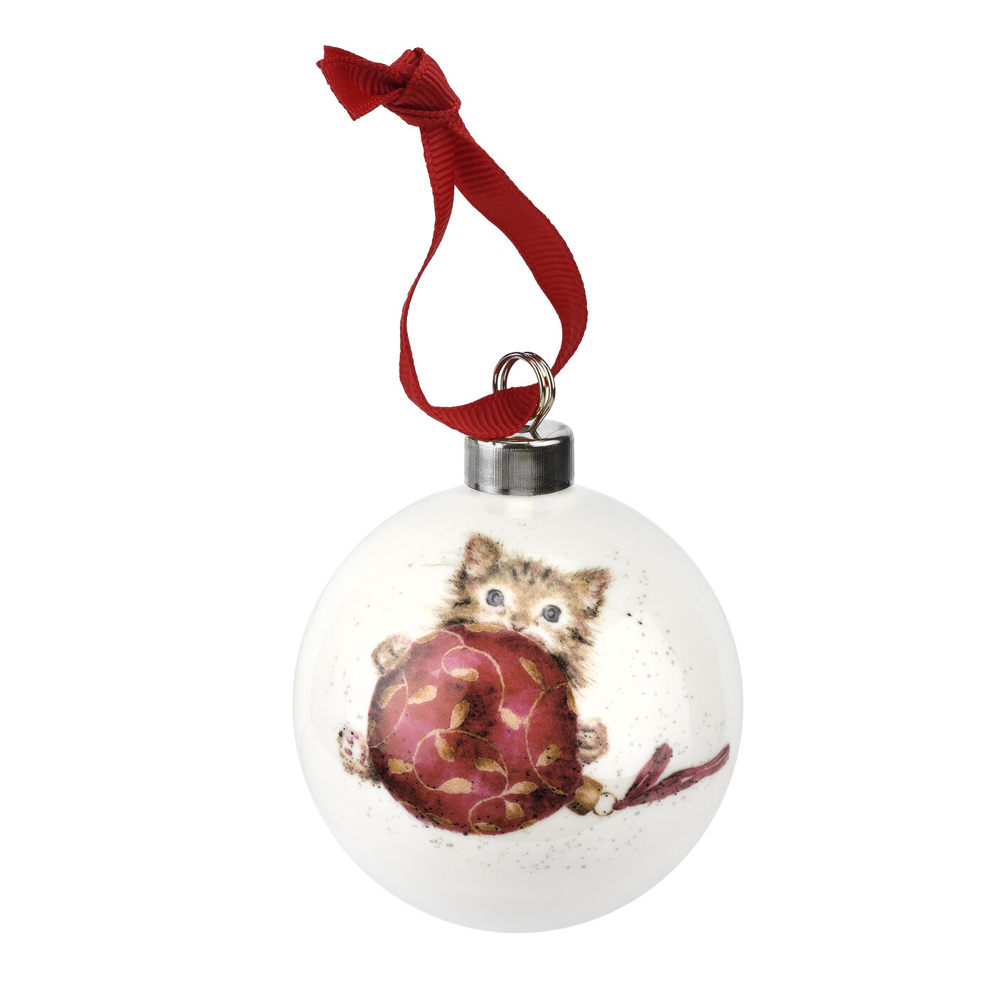 Wrendale Designs Purrfect Christmas Bauble, Kitten image number null